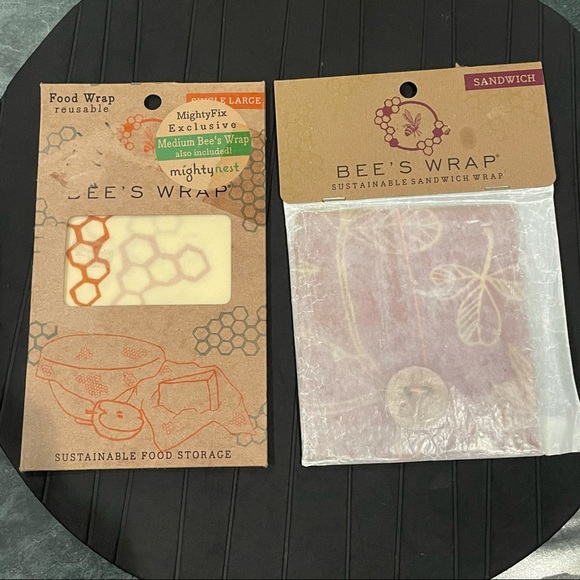 Bee's Wrap Kitchen Bees Wrap Reusable Food Storage Wrap Sandwich